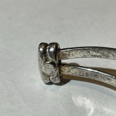 Vintage Sterling Silver Standard 7" Cuff Bracelet Preowned from an Estate as Pictured.