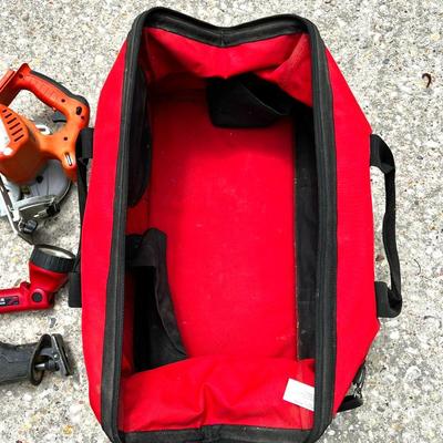Large Milwaukee Tool Bag with 18V Tool Bundle