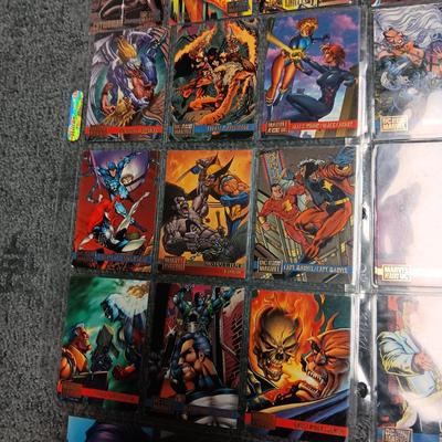 DC VERSUS MARVEL AND MARVEL VERSUS DC TRADING CARDS