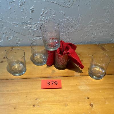 KU Old fashion tumblers