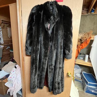Faux Fur 3/4 length coat