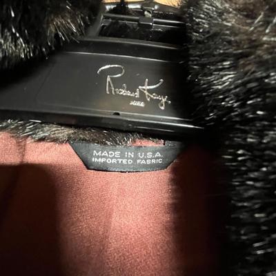 Faux Fur 3/4 length coat
