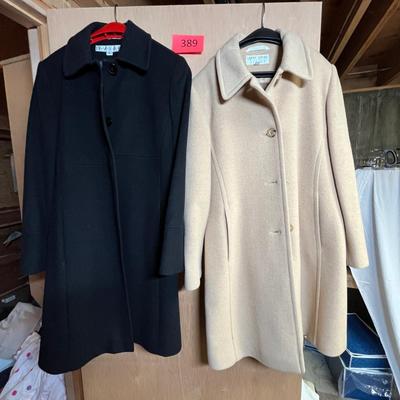 Two womens top coats
