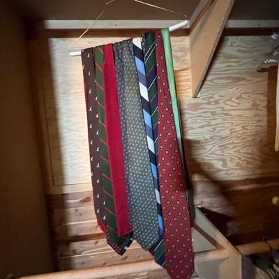Rack of ties