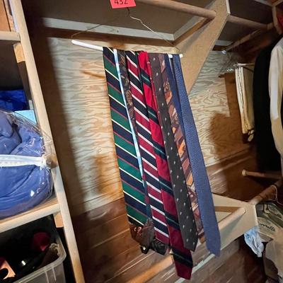 Rack of ties