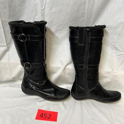 Calf height boots