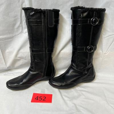 Calf height boots