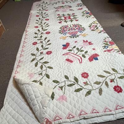 Antique quilt, Garden design