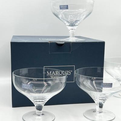 WATERFORD ~ Marquis ~ Set Of 4 Dessert / Party Dishes