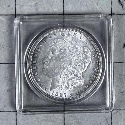 1897 S Morgan Silver Dollar 