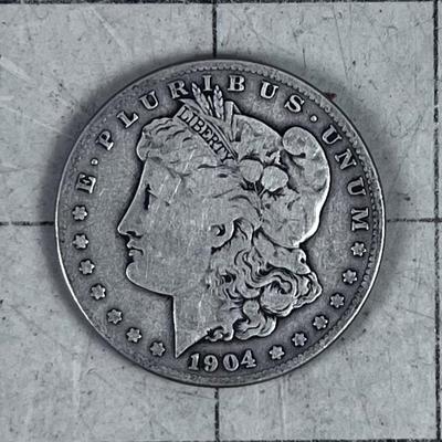 1904 S Morgan Silver Dollar 