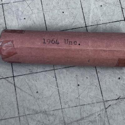 Roll of (50) 1964  Lincoln Pennies 