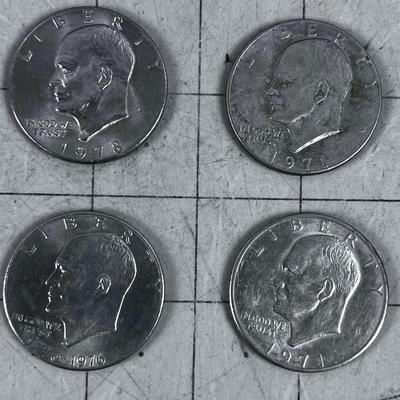 Eisenhower Dollars (4) 