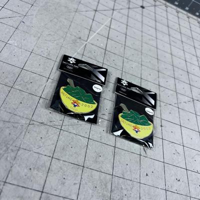 2 GREEN JELL-O MAGNETS (not Pins- Even Better) 