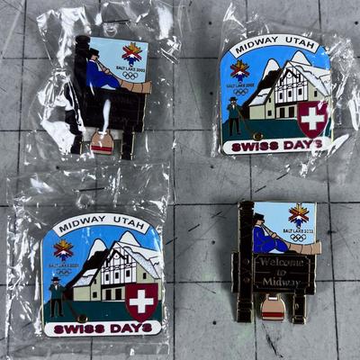 Midway and Swiss Days Pins 