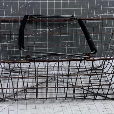Antique Grocery Basket 