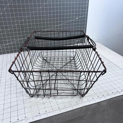 Antique Grocery Basket 