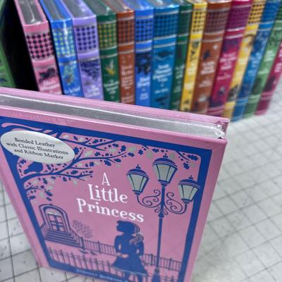 17 Book Series of Your Adult, Finely Bound, Silver Edges, Leather! New Sealed