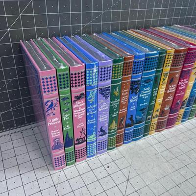 17 Book Series of Your Adult, Finely Bound, Silver Edges, Leather! New Sealed