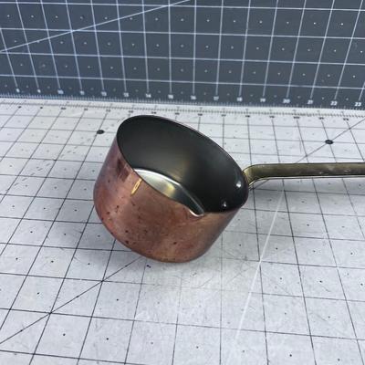 Copper Ladle Smaller w/Spout