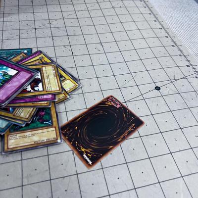 Large Collection of Yu-Gi-Oh CARDS    Early ones, a wooden crate! 