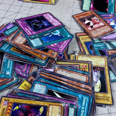 Large Collection of Yu-Gi-Oh CARDS    Early ones, a wooden crate! 