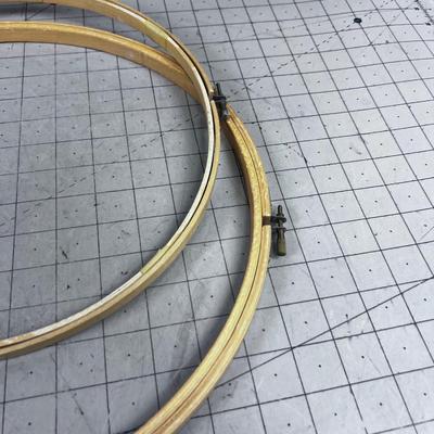 Embroidery Hoops (3) 12" to 15" 