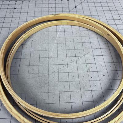Embroidery Hoops (3) 12" to 15" 