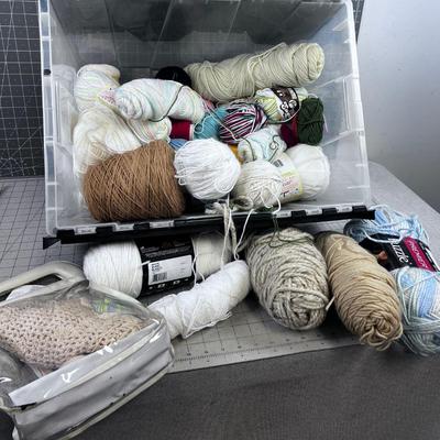 Large Tub of YARN 