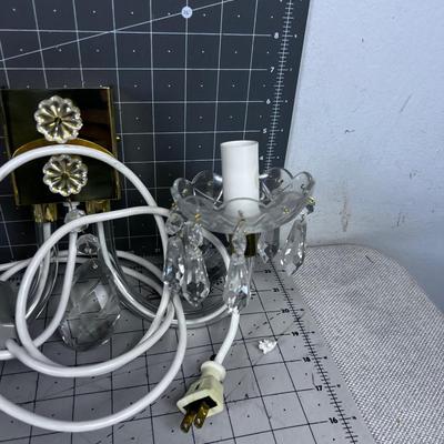 (2) Wall Sconce NIFTY! Made in Czechoslovakian