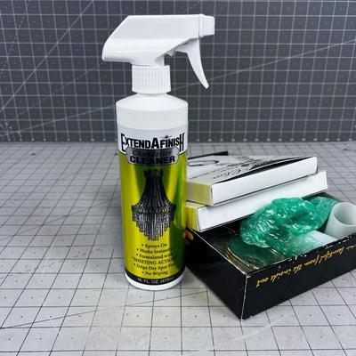 Extra Dangles and Parts Also includes Chandelier CLEANER TOO 