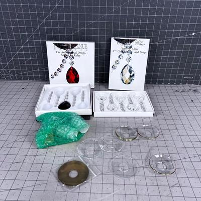 Extra Dangles and Parts Also includes Chandelier CLEANER TOO 