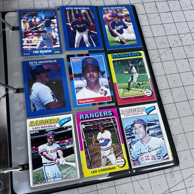 Binder of Baseball CARDS From the 1980's 