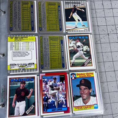 Binder of Baseball CARDS From the 1980's 
