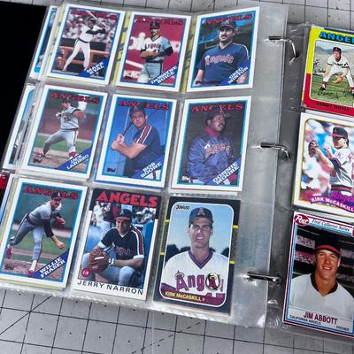 Binder of Baseball CARDS From the 1980's 