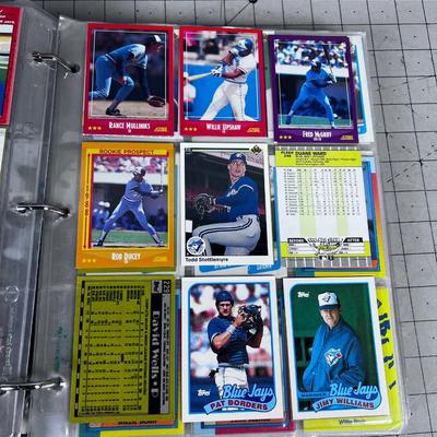 Binder of Baseball CARDS From the 1980's 