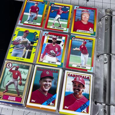 Binder of Baseball CARDS From the 1980's 