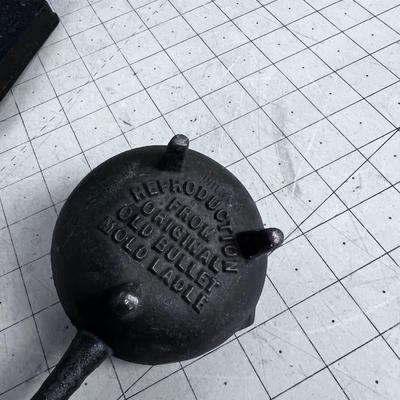 Iron Ladle and a Square Pan Small