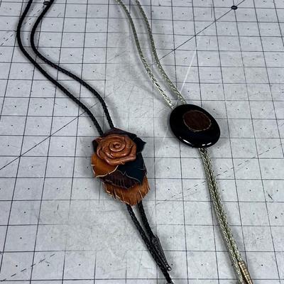 2 Bolo Ties 