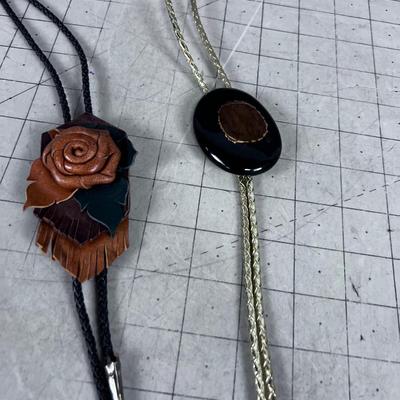 2 Bolo Ties 