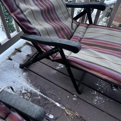 Pair Chase Lounges Outdoor Patio