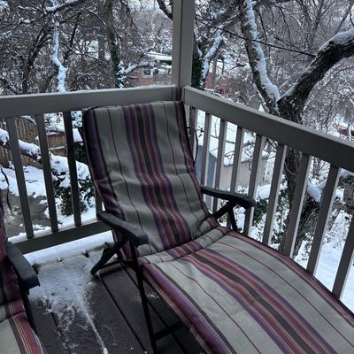 Pair Chase Lounges Outdoor Patio