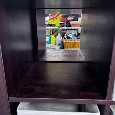 Cubby Shelving with Cloth Bins