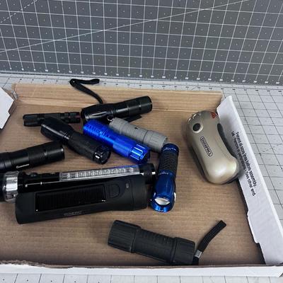 Large lot of Flashlights