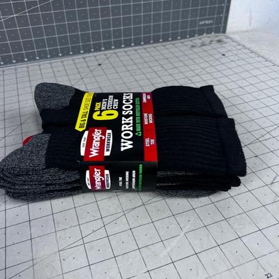 NEW 6 Pack of Wrangler Socks 