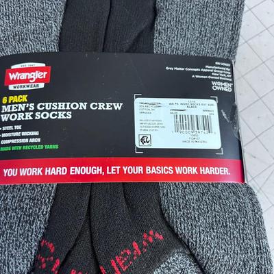NEW 6 Pack of Wrangler Socks 