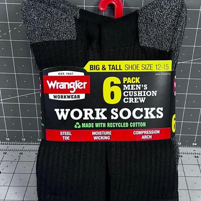 NEW 6 Pack of Wrangler Socks 