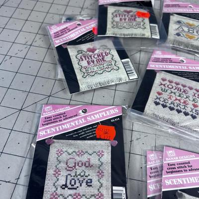 Large lot of Cross Stitch Samplers 
