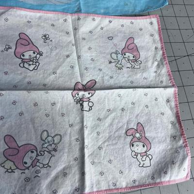 San Rio My Melody, Little Twin Stars, Bunny, HANKIES - OMG 1970's VINTAGE!!! 