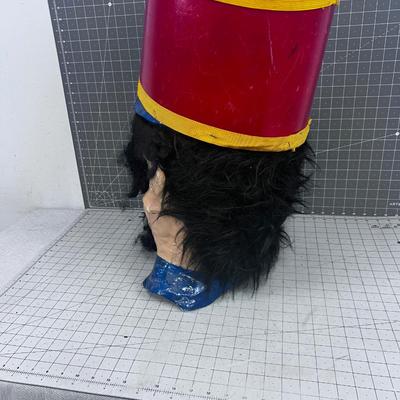  Paper Mache' Solider HEAD (like maybe from the Nutcracker) 